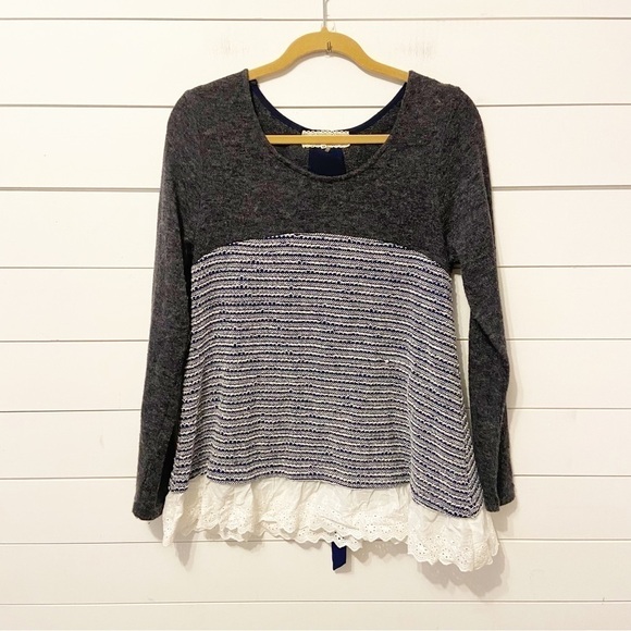 Anthropologie | A’reve Rabbit Hair Blend Sweater Size Medium - Picture 1 of 11